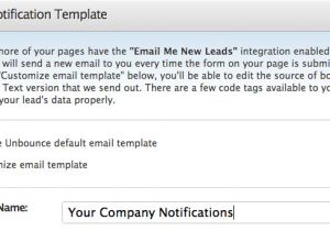 Change Of Email Address Template Lead Notification and Communication Documentation