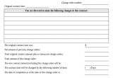 Change order Proposal Template 14 Construction order Templates Free Sample Example