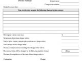 Change order Proposal Template 14 Construction order Templates Free Sample Example