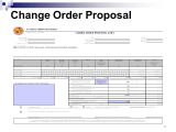 Change order Proposal Template Change order Estimating Ppt Download