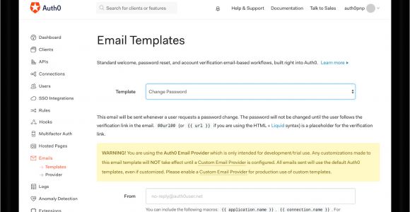 Change Password Email Template Change Users 39 Passwords