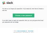 Change Password Email Template Password Reset Email Design From Slack Really Good Emails