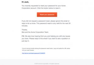 Change Password Email Template Password Reset Email Template Design and Best Practices