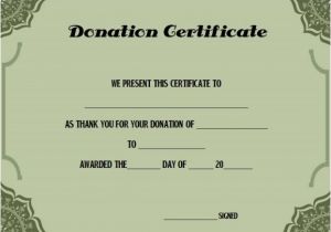 Charitable Donation Certificate Template 22 Legitimate Donation Certificate Templates for Your Next
