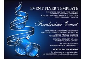 Charity event Flyer Templates Free Holiday Fundraiser event Flyer Template Zazzle