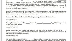 Charter Bus Contract Template Free Printable Charter Agreement form Generic