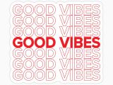Check On the Border Gift Card Balance Good Vibes Sticker by Saltygirl3 Redbubble