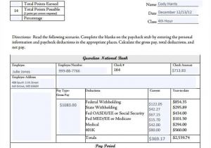 Checkstub Template Direct Deposit Pay Stub Template Free Download
