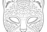 Cheetah Face Mask Template Cheetah Mask Coloring Page Free Printable Coloring Pages