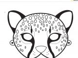 Cheetah Face Mask Template Ideas for A Natural African Safari theme Party