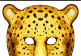 Cheetah Face Mask Template Masks Clipart Cheetah Pencil and In Color Masks Clipart