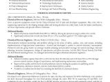 Chemical Engineering Resume Resume Samples for Chemical Engineers Chemical Engineer