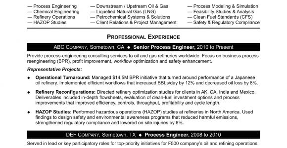 Chemical Engineering Resume Sample Resume for Entry Level Chemical Engineer Monster Com
