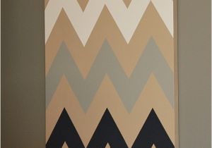Chevron Template for Painting Diy Multi Colored Chevron Canvas Art with Printable Stencil