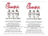 Chick Fil A Flyer Template byu Mentoring