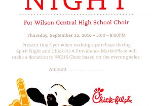 Chick Fil A Flyer Template Chick Fil A Spirit Night Flyer and Yankee Candle Online