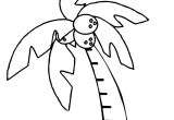 Chicka Chicka Boom Boom Palm Tree Template Chicka Chicka Boom Boom Palm Tree Coloring Page Free