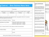 Childminder Contract Template Childminding Contract and Advice Pack