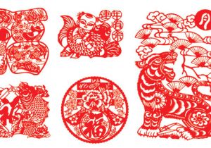 Chinese New Year Paper Cutting Template Paper Cut Chinese New Year Free Vectors Ui Download