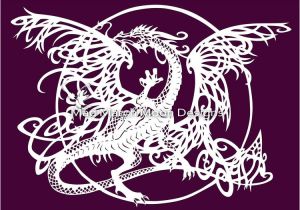 Chinese Paper Cutting Templates Dragon Tangle Dragon Personal Use Papercut Template Pdf by