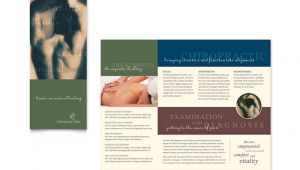 Chiropractic Brochures Template Chiropractor Brochure Template Design