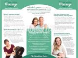 Chiropractic Brochures Template therapy Brochure Chiropractic and Massage Brochure