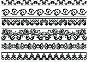 Chocolate Lace Template Classic Lace Pattern 08 Vector Free Vector 4vector
