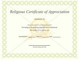Christian Certificate Of Appreciation Template 10 Best Images Of Religious Certificate Of Appreciation