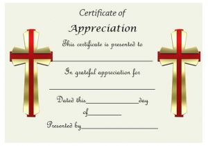 Christian Certificate Of Appreciation Template 50 Professional Free Certificate Of Appreciation
