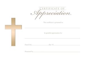 Christian Certificate Template 10 Best Images Of Religious Certificate Of Appreciation