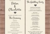 Christian Wedding order Of Service Template Wedding Program order Of Service by Darlingpapercompany On