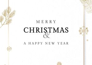 Christmas and New Year Card Download Premium Illustration Of Christmas Gold Frame social