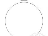 Christmas Baubles Templates to Colour Christmas Tree Bauble Coloring Page