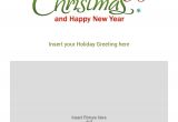 Christmas Card Inserts 6 X 6 Flat Photo Greeting Card Merry Christmas Vertical Item 350972