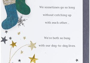 Christmas Card Quotes for Boyfriend Brother Christmas Card Christmas Card for Brother with Nice Words Classic Christmas Card Brother Christmas Gift Card for Him Christmas Gifts