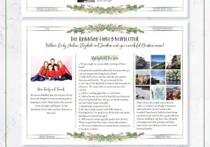 Christmas Card Year In Review 68 Best Christmas Newsletter Templates Year In Review