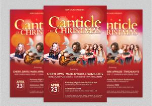 Christmas Concert Flyer Template Free Christmas Concert Flyer Poster Flyer Templates