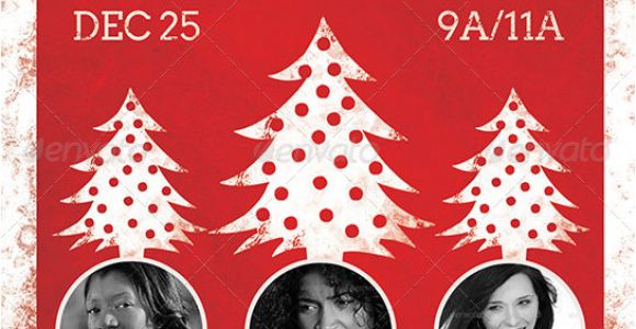 Christmas Concert Flyer Template Free Christmas Concert Flyer Template On Behance