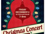 Christmas Concert Flyer Template Free Christmas Concert Music event Flyer or Poster event
