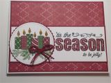 Christmas Die Cuts Card Making Christmas Card Stampin Up Merry Patterns Stamp Set