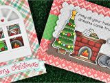 Christmas Die Cuts Card Making Lawn Fawn Clear Stamp Christmas Dreams