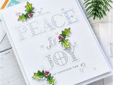 Christmas Dies for Card Making Simon Says Stamp Foil Christmas Cards Simple Cards