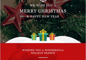 Christmas Email Template to Clients 20 Best Christmas New Year Email Templates 2018 Frip In