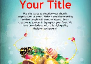 Christmas Flyer Templates for Publisher Christmas Bells Flyer Template Template Flyer Templates