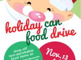 Christmas Food Drive Flyer Template Holiday Can Food Drive the Food Queen Vancouver Food