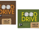 Christmas Food Drive Flyer Template Holiday Food Drive Fundraiser Poster Template Design