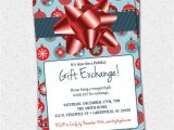 Christmas Gift Exchange Email Template Items Similar to Christmas Holiday Gift Exchange Party