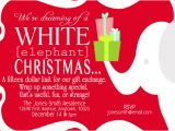 Christmas Gift Exchange Email Template Party Invitations White Elephant at Minted Com