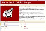 Christmas Gift Exchange Email Template Secret Santa Gift Exchange List Template for Excel