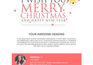Christmas Greeting Email Template 23 Holiday Email Templates Free Psd Vector Eps Png